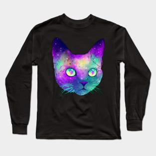 galactic cat Long Sleeve T-Shirt